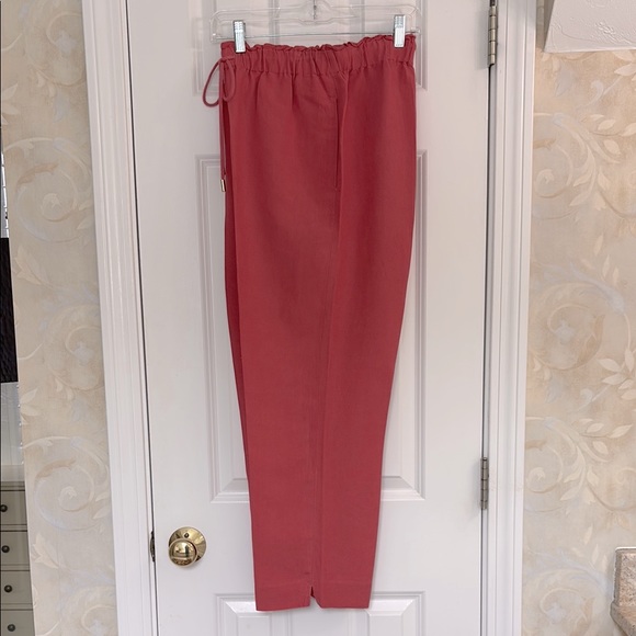 Ann Taylor Wide Leg Linen Blend Pants with Drawstring Waist. EUC - Picture 1 of 10